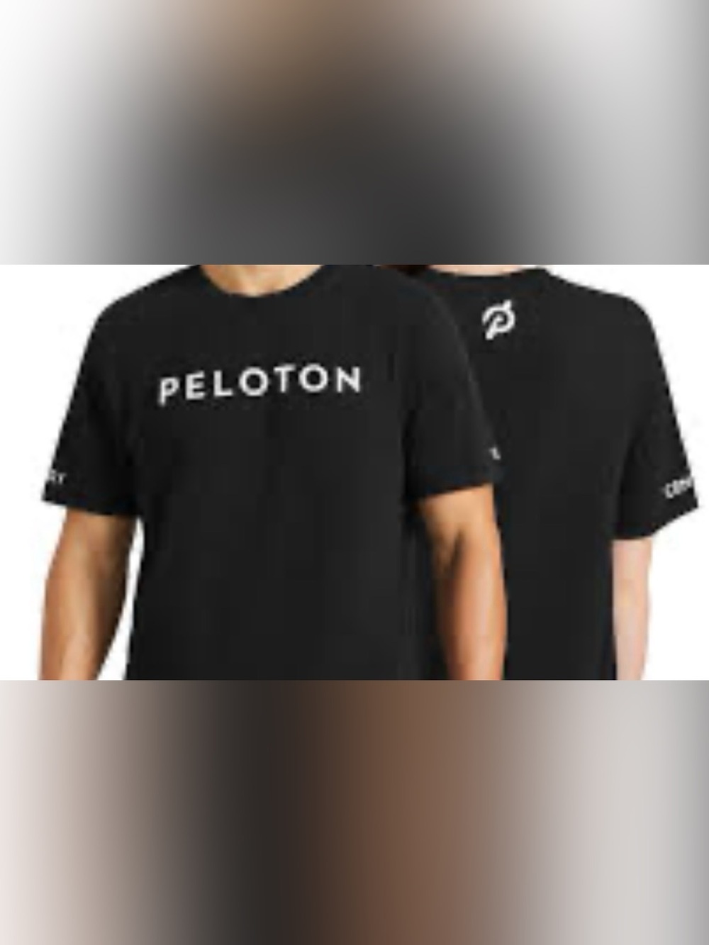 adidas Black Peloton Short Sleeve Tee Size L